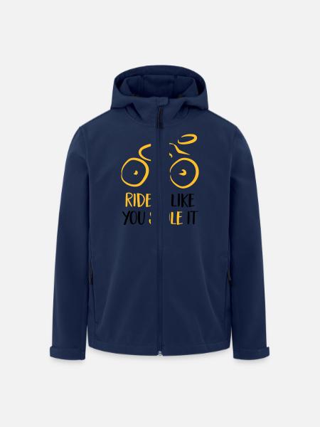 Fahrrad - Men’s Recycled Softshell Jacket by Stanley/Stella - navy