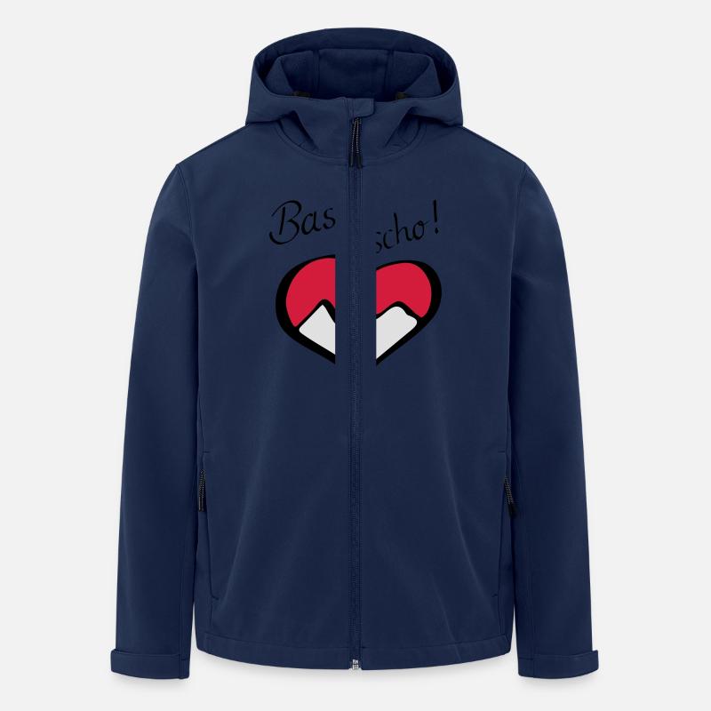 Bassd scho! - Recycelte Männer Softshell-Jacke von Stanley/Stella - Navy