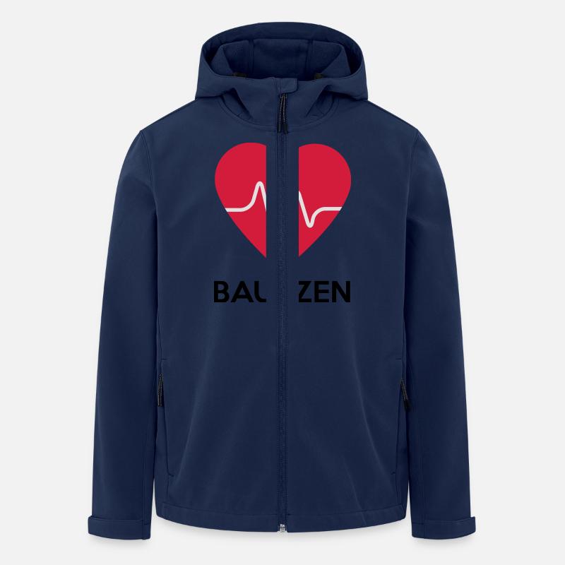 heart Bautzen - Men’s Recycled Softshell Jacket by Stanley/Stella - navy