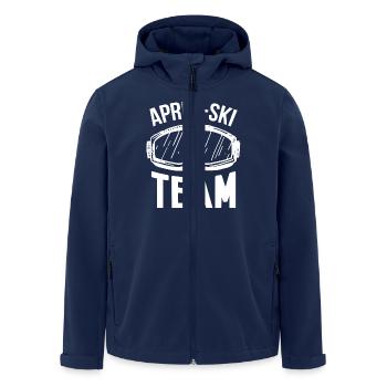 Apres-ski Team T-Shirt - Recycelte Männer Softshell-Jacke von Stanley/Stella - Navy - Vorne - AI Model Male 185 light (185cm)