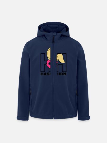 Hasenhirn - Recycelte Männer Softshell-Jacke von Stanley/Stella - Navy