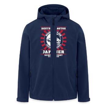 Ich fahre Japaner - Recycelte Männer Softshell-Jacke von Stanley/Stella - Navy - Vorne - AI Model Male 185 light (185cm)