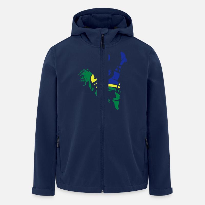 Soccer male de - Recycelte Männer Softshell-Jacke von Stanley/Stella - Navy