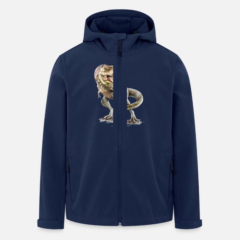 T-Rex - Recycelte Männer Softshell-Jacke von Stanley/Stella - Navy