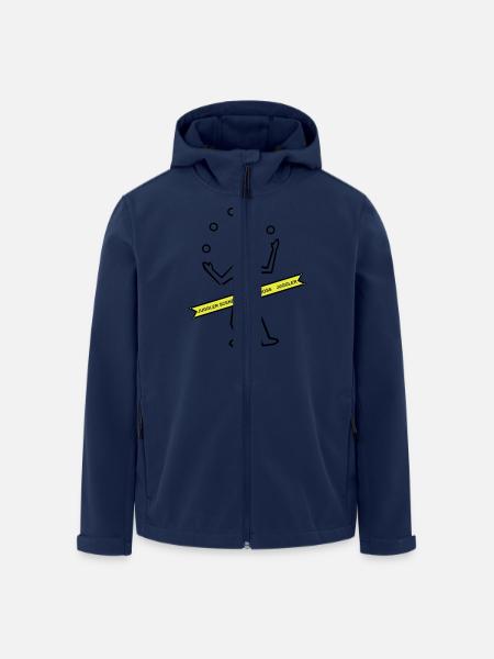 Jongleur - Veste softshell homme en polyester recyclé Stanley/Stella - marine