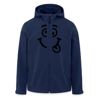 Smiley - Veste softshell homme en polyester recyclé Stanley/Stella - marine - Devant - AI Model Male 185 light (185cm)