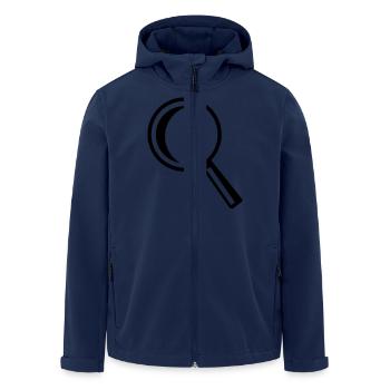 lupe_f1 - Men’s Recycled Softshell Jacket by Stanley/Stella - navy - Front - AI Model Male 185 light (185cm)