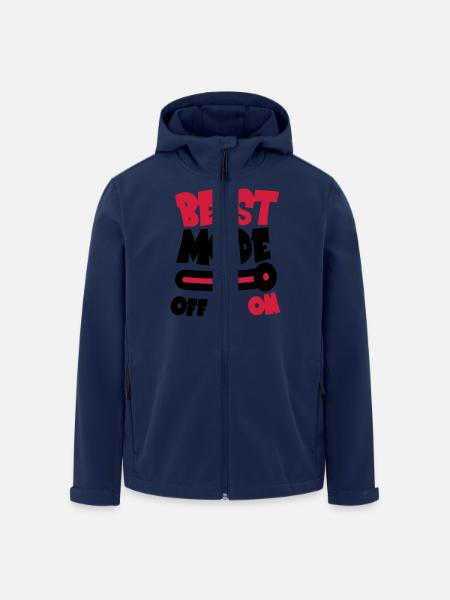 Beast Mode On - Men’s Recycled Softshell Jacket by Stanley/Stella - navy