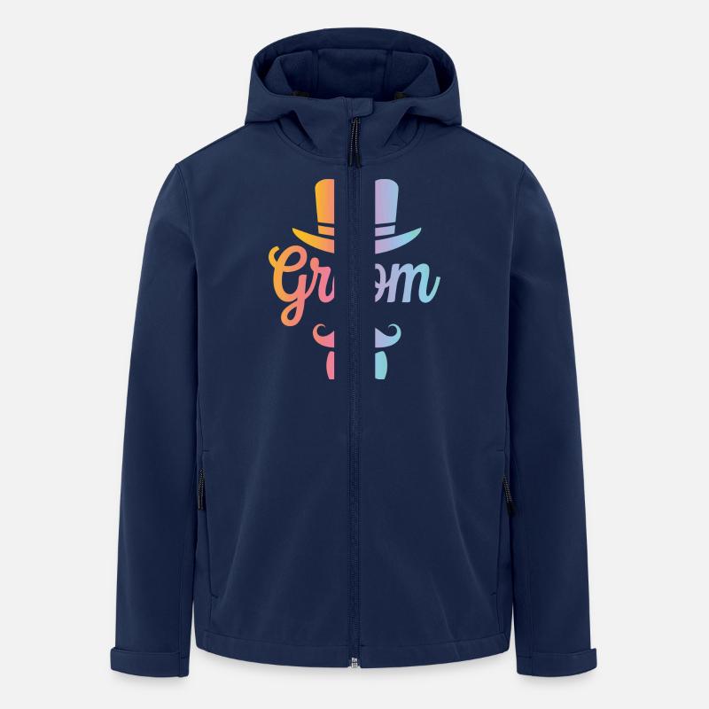 Marié Mariage Mariage - Veste softshell homme en polyester recyclé Stanley/Stella - marine
