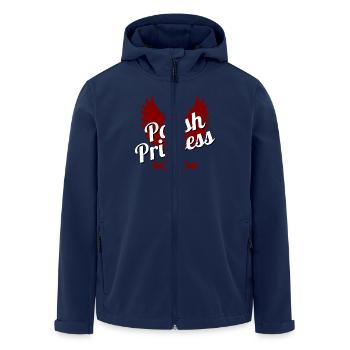 Princesse Polonaise - Polen - Prinzessin Pologne Polska - Veste softshell homme en polyester recyclé Stanley/Stella - marine - Devant - AI Model Male 185 light (185cm)