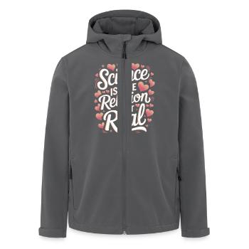 Atheismus Atheist Anti-Religion Agnostiker - Recycelte Männer Softshell-Jacke von Stanley/Stella - Anthrazit - Vorne - AI Model Male 185 light (185cm)