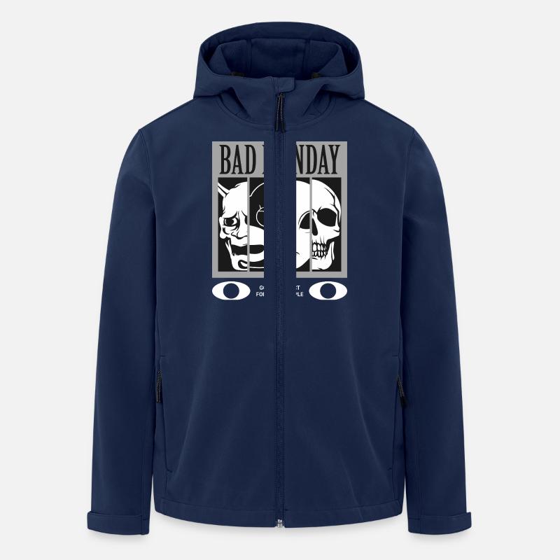 Bad Monday - Recycelte Männer Softshell-Jacke von Stanley/Stella - Navy