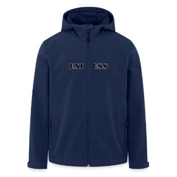 ExpressYourself - Recycelte Männer Softshell-Jacke von Stanley/Stella - Navy - Vorne - AI Model Male 185 light (185cm)