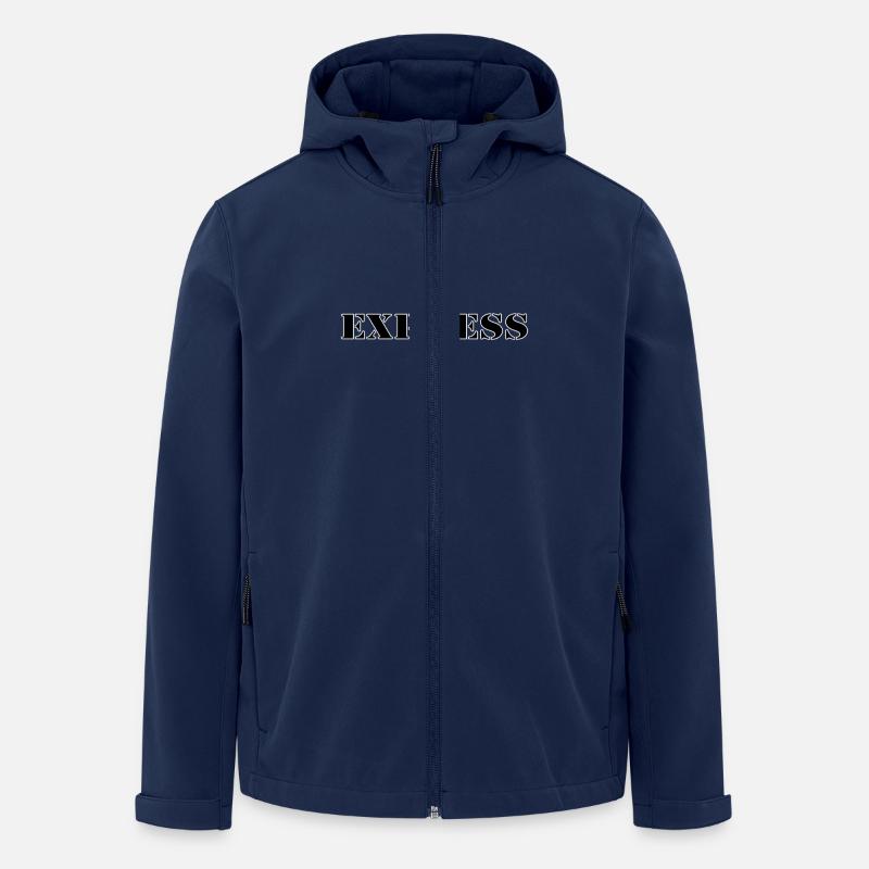 ExpressYourself - Recycelte Männer Softshell-Jacke von Stanley/Stella - Navy