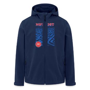 Crise de la quarantaine Loading - Je ne suis pas perdu - verloren - Veste softshell homme en polyester recyclé Stanley/Stella - marine - Devant - AI Model Male 185 light (185cm)