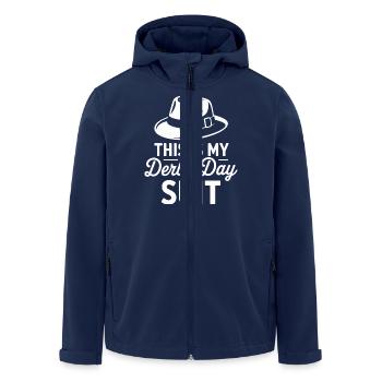 My Derby Day Suit - Men’s Recycled Softshell Jacket by Stanley/Stella - navy - Front - AI Model Male 185 light (185cm)
