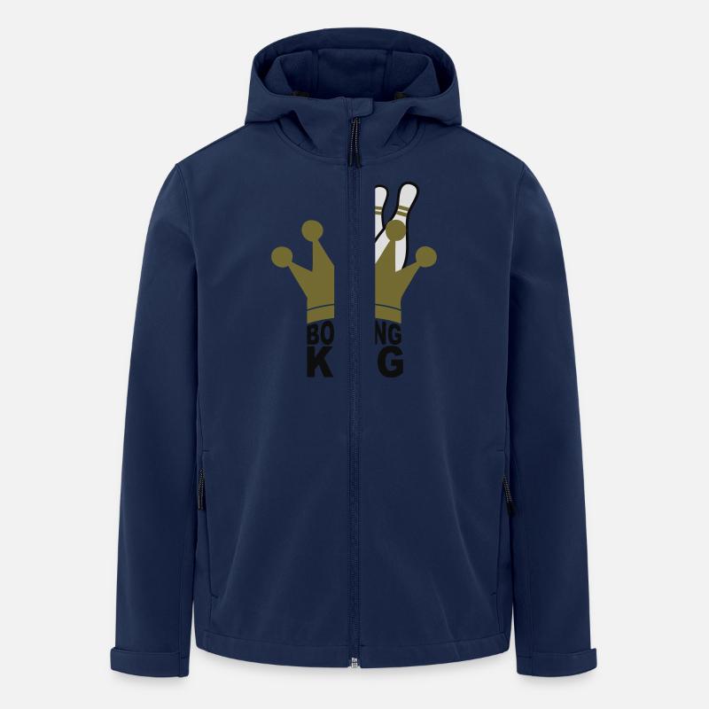 Bowling King - Men’s Recycled Softshell Jacket by Stanley/Stella - navy