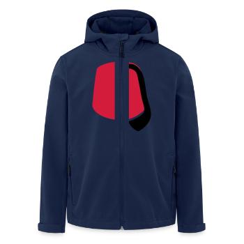 Fez - Men’s Recycled Softshell Jacket by Stanley/Stella - navy - Front - AI Model Male 185 light (185cm)