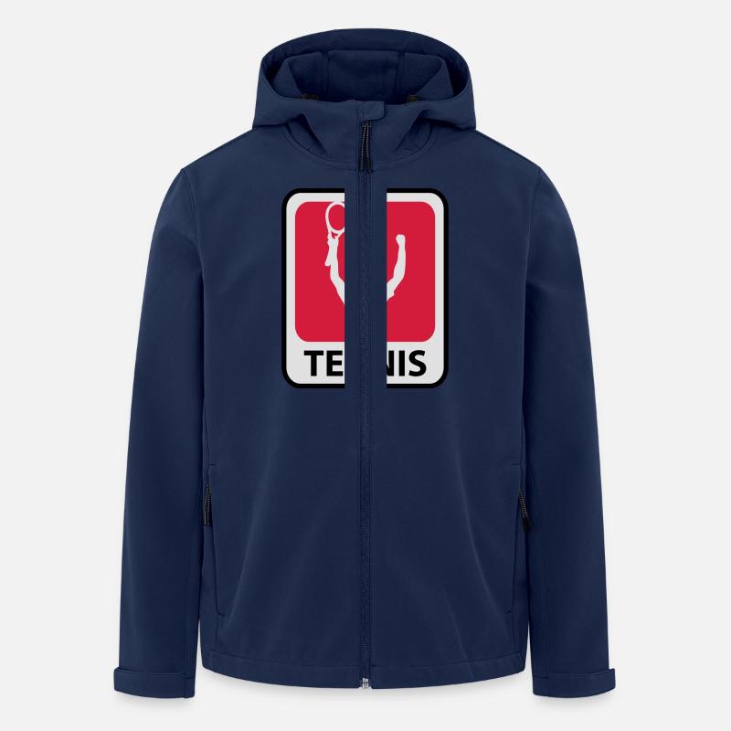 Tennis - Men’s Recycled Softshell Jacket by Stanley/Stella - navy