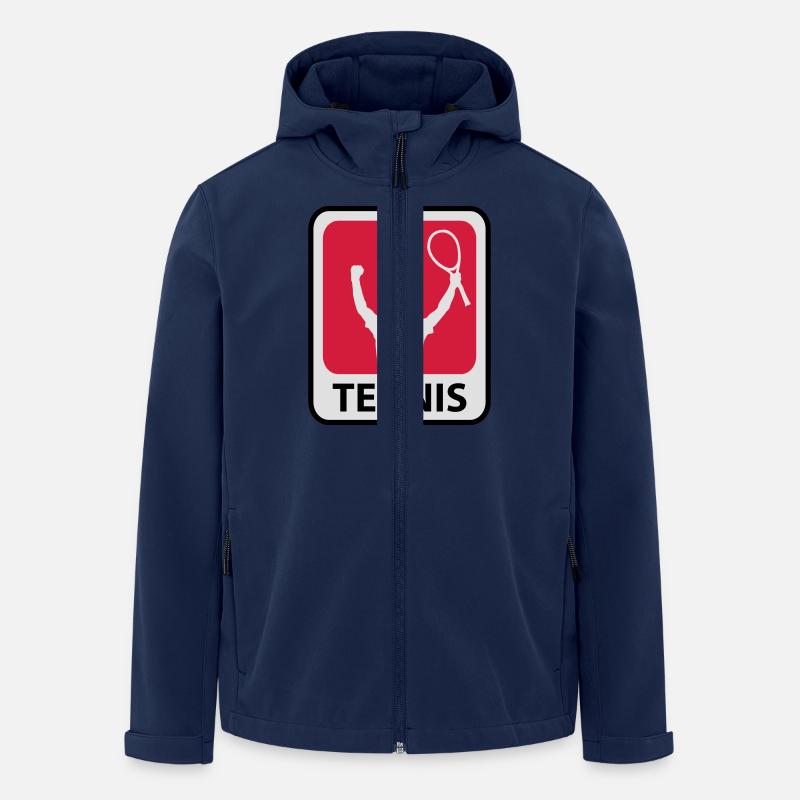 Tennisspieler - Recycelte Männer Softshell-Jacke von Stanley/Stella - Navy