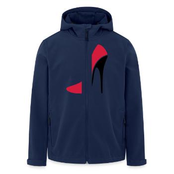 Sexy Stiletto / High Heel - three - Recycelte Männer Softshell-Jacke von Stanley/Stella - Navy - Vorne - AI Model Male 185 light (185cm)