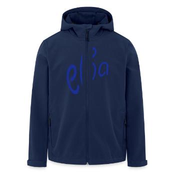 Elba - Men’s Recycled Softshell Jacket by Stanley/Stella - navy - Front - AI Model Male 185 light (185cm)
