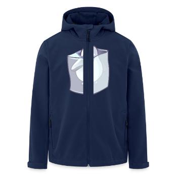 pingouin hyper - Veste softshell homme en polyester recyclé Stanley/Stella - marine - Devant - AI Model Male 185 light (185cm)