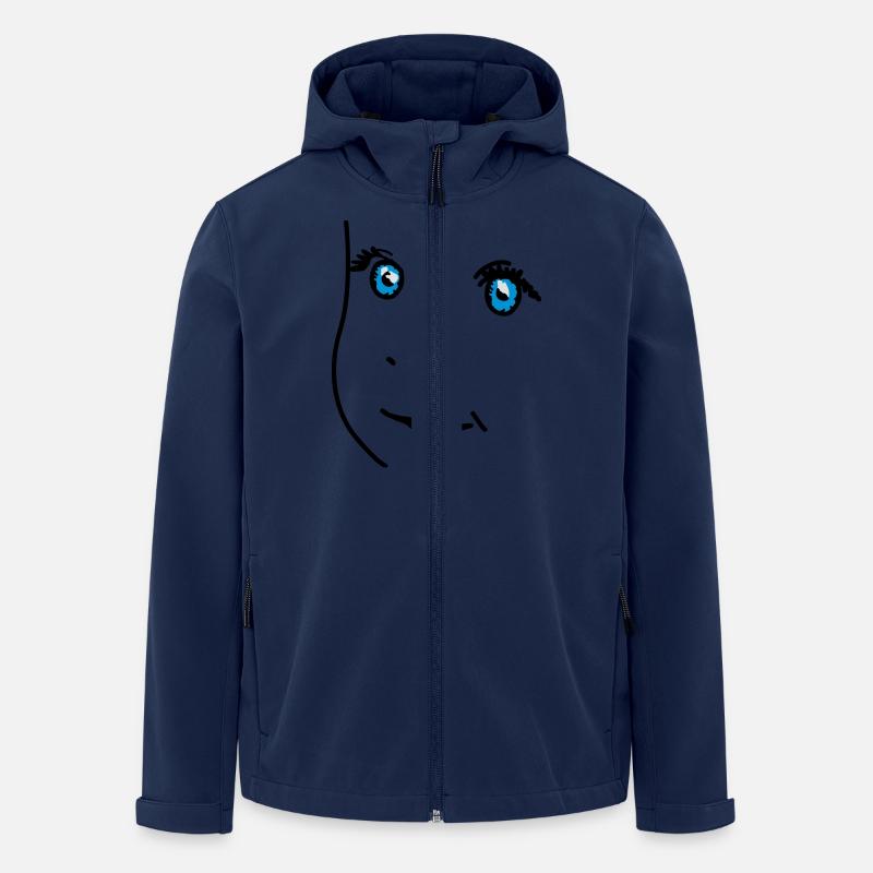 babyface - Recycelte Männer Softshell-Jacke von Stanley/Stella - Navy