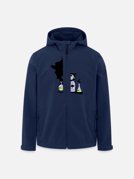 Dr rer nat Owl - Recycelte Männer Softshell-Jacke von Stanley/Stella - Navy