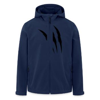 krallen - Recycelte Männer Softshell-Jacke von Stanley/Stella - Navy - Vorne - AI Model Male 185 light (185cm)