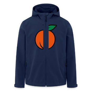 Nektarine - Recycelte Männer Softshell-Jacke von Stanley/Stella - Navy - Vorne - AI Model Male 185 light (185cm)