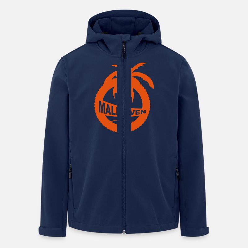 Malediven - Palme - Recycelte Männer Softshell-Jacke von Stanley/Stella - Navy