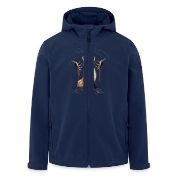 Fashion Victim - Veste softshell homme en polyester recyclé Stanley/Stella - marine - Devant - AI Model Male 185 light (185cm)
