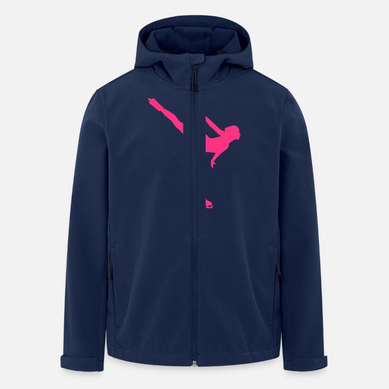 Eiskunstlauf - Recycelte Männer Softshell-Jacke von Stanley/Stella - Navy