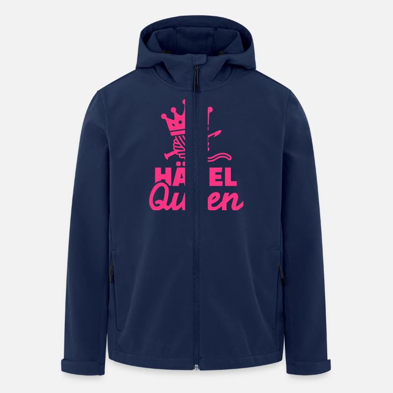 Häkeln - Recycelte Männer Softshell-Jacke von Stanley/Stella - Navy