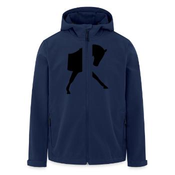 Dressage - Veste softshell homme en polyester recyclé Stanley/Stella - marine - Devant - AI Model Male 185 light (185cm)