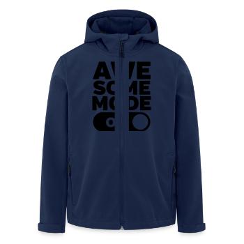 Awesome Mode (On) - Veste softshell homme en polyester recyclé Stanley/Stella - marine - Devant - AI Model Male 185 light (185cm)