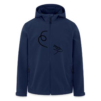 jouet d'avion petit avion passe-temps pilote de bo - Veste softshell homme en polyester recyclé Stanley/Stella - marine - Devant - AI Model Male 185 light (185cm)