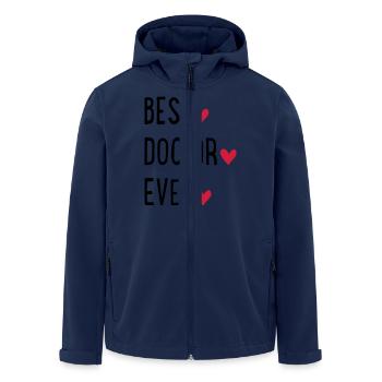 médecin - Veste softshell homme en polyester recyclé Stanley/Stella - marine - Devant - AI Model Male 185 light (185cm)