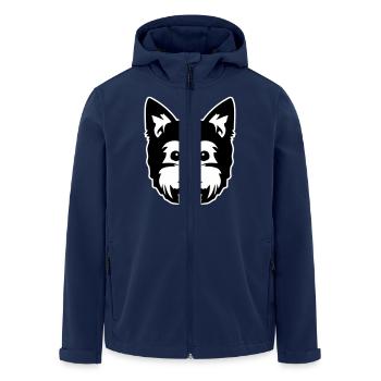 Yorkshire Terrier - Recycelte Männer Softshell-Jacke von Stanley/Stella - Navy - Vorne - AI Model Male 185 light (185cm)