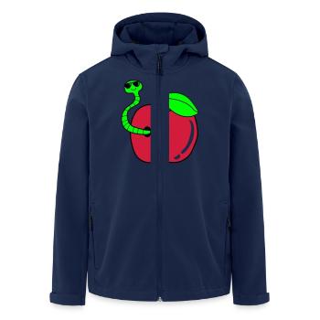 wurm apfel sonnenbrille - Recycelte Männer Softshell-Jacke von Stanley/Stella - Navy - Vorne - AI Model Male 185 light (185cm)