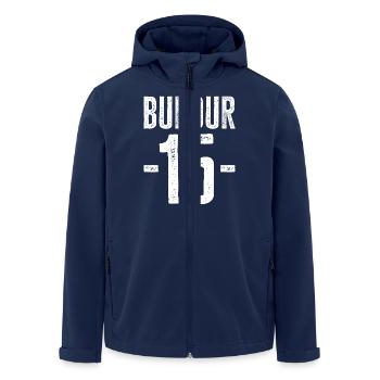 Burdur 15 – Pride in culture and history - Men’s Recycled Softshell Jacket by Stanley/Stella - navy - Front - AI Model Male 185 light (185cm)