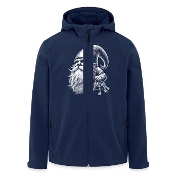 Schlüsselbund - Recycelte Männer Softshell-Jacke von Stanley/Stella - Navy - Vorne - AI Model Male 185 light (185cm)