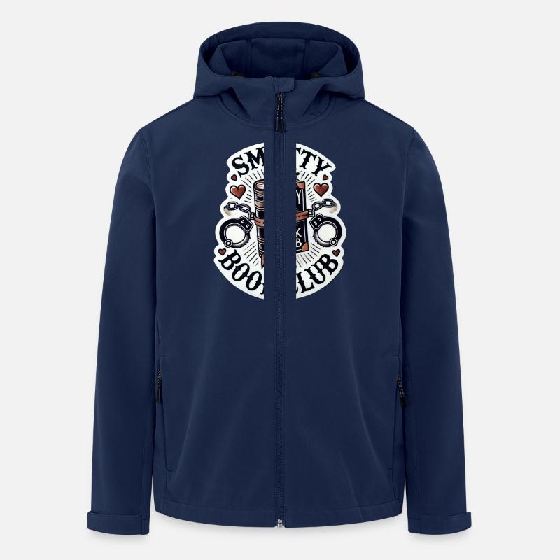 Der schmutzige Buchclub - Recycelte Männer Softshell-Jacke von Stanley/Stella - Navy