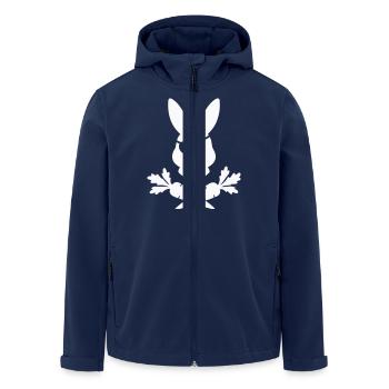Rabbit Pirate - Men’s Recycled Softshell Jacket by Stanley/Stella - navy - Front - AI Model Male 185 light (185cm)