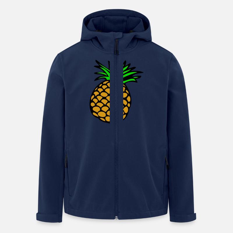 Ananas - Recycelte Männer Softshell-Jacke von Stanley/Stella - Navy