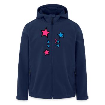 skull - Men’s Recycled Softshell Jacket by Stanley/Stella - navy - Front - AI Model Male 185 light (185cm)