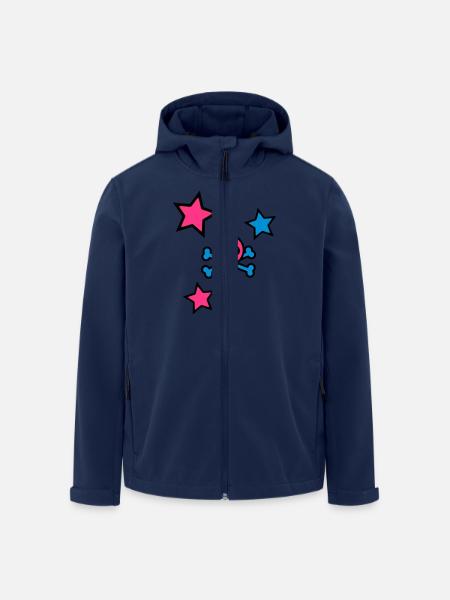 skull - Recycelte Männer Softshell-Jacke von Stanley/Stella - Navy