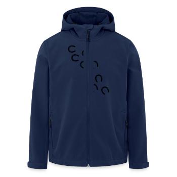 footprints horse - Men’s Recycled Softshell Jacket by Stanley/Stella - navy - Front - AI Model Male 185 light (185cm)