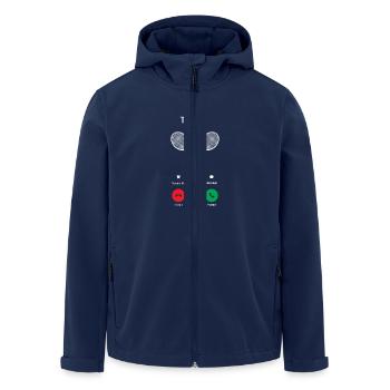 Tennis Gets! - Men’s Recycled Softshell Jacket by Stanley/Stella - navy - Front - AI Model Male 185 light (185cm)